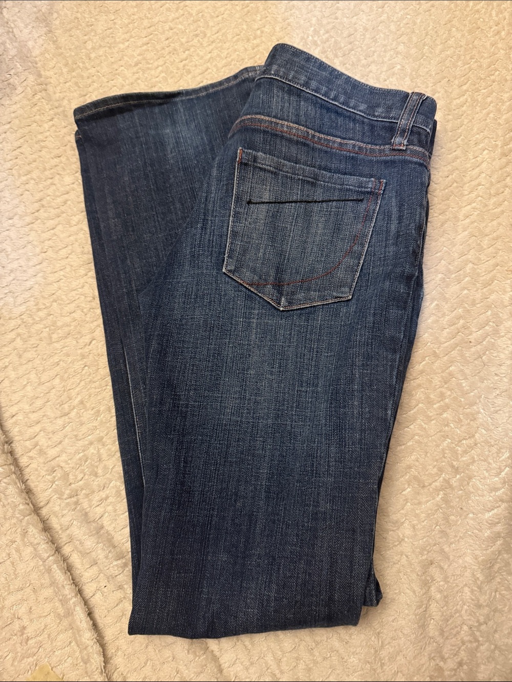 Paper Denim & Cloth Women's Straight Leg Dark Blue Jeans